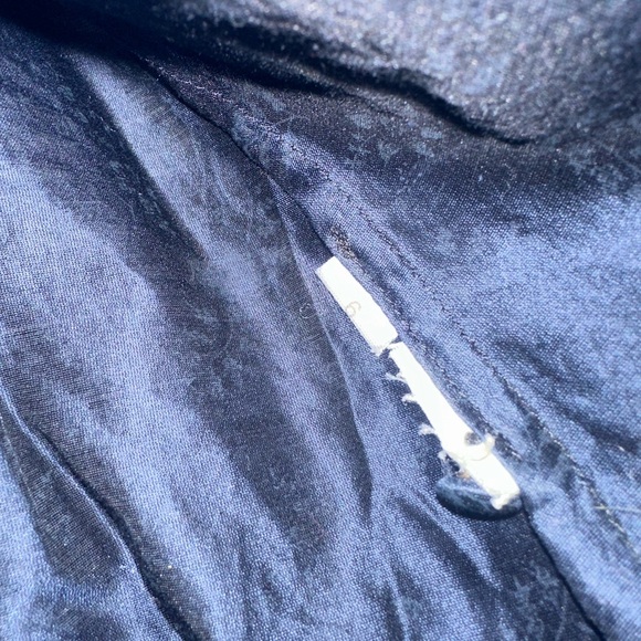 Ulla Johnson Navy Organza Ruffle Puff Sleeve Sheer Top  Size 6 Rare Blouse - Picture 3 of 4